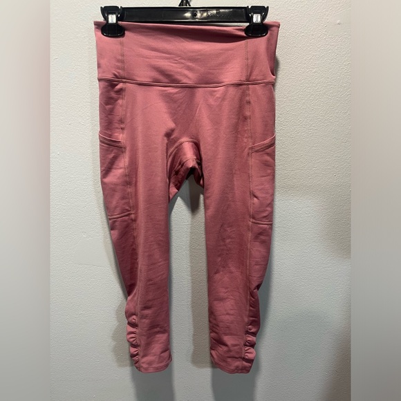 NWOT Free People XS Out Of Your League Legging Tibetan Rose Pink High Rise - Picture 4 of 9